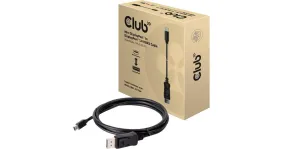 Club 3D Mini DisplayPort > Displayport 1.4 HBR3 kabel (Zwart, 2 meter)